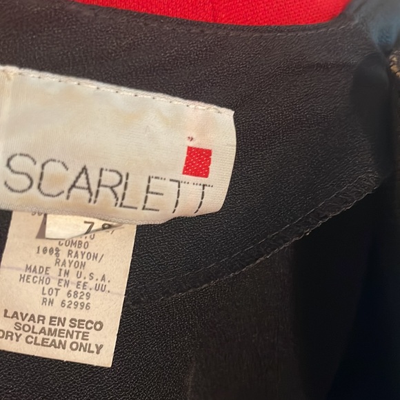 90s Vintage Mini Dress with Polka Dot - Picture 5 of 6